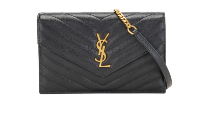 Envelope WOC, &pound;890, Handbags, Black, Leather, Front view